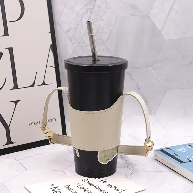 SipStrap™ Hands-Free Coffee Carrier
